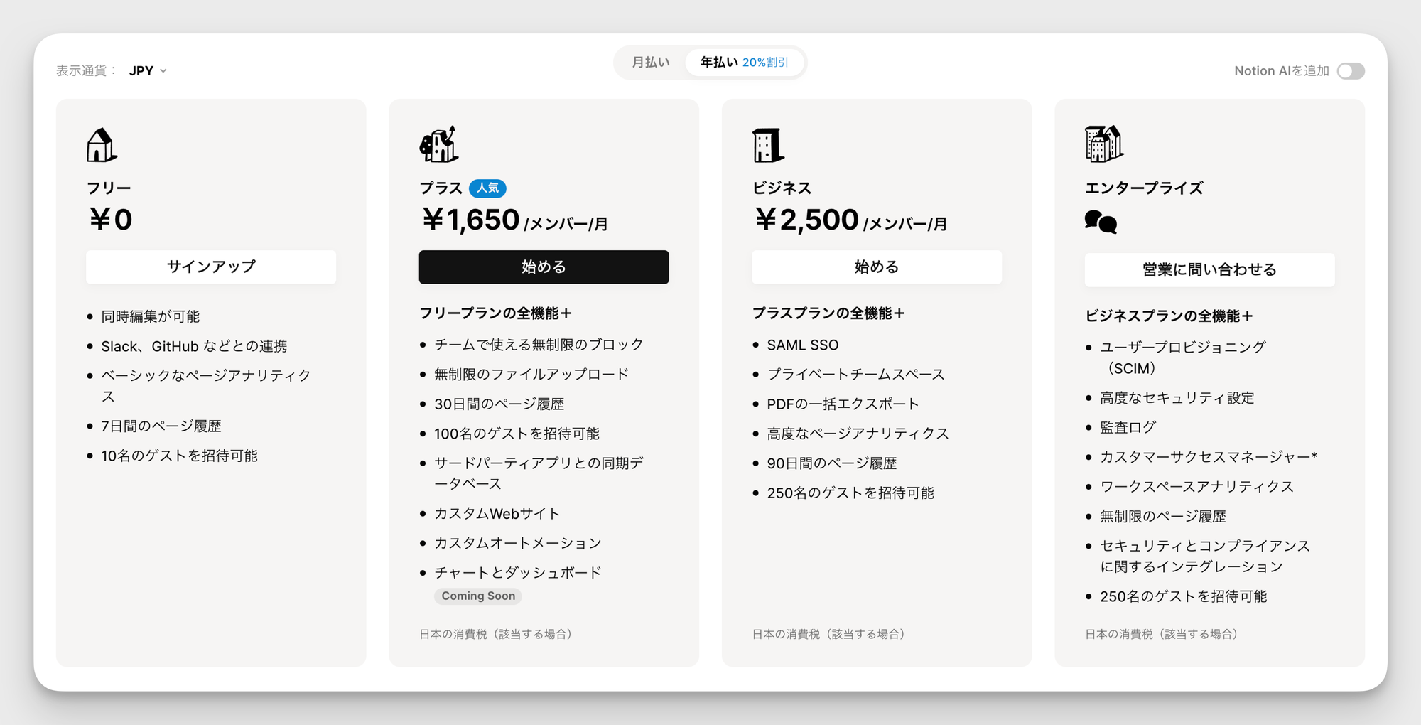 【2024年6月】Notionプラスプランの料金が変更になりました