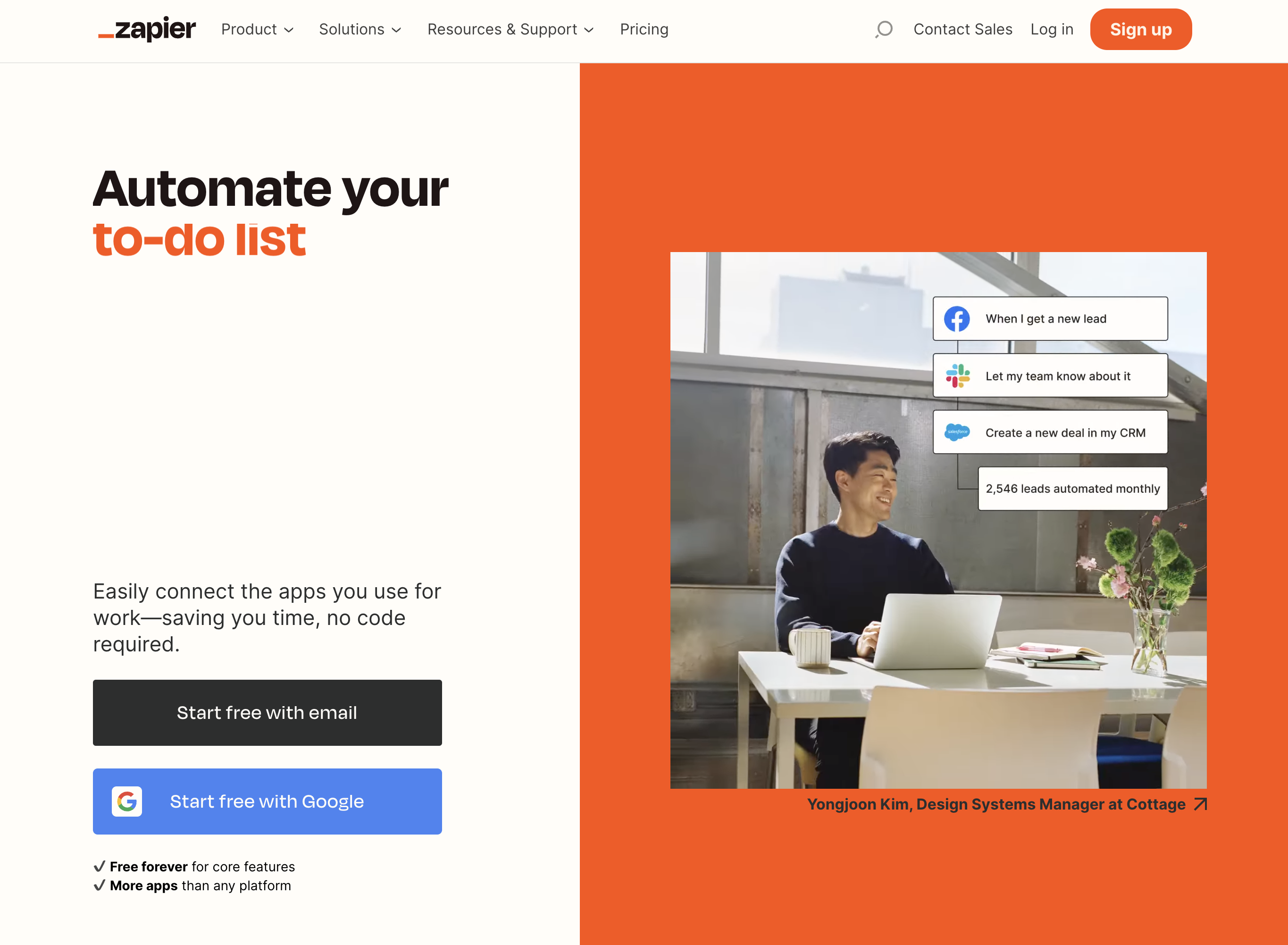 Zapier さまざまなツールと連携して自動化をおこなってくれるツール